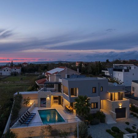 Villa Roca With Heated Pool And Sauna Privlaka  Bagian luar foto